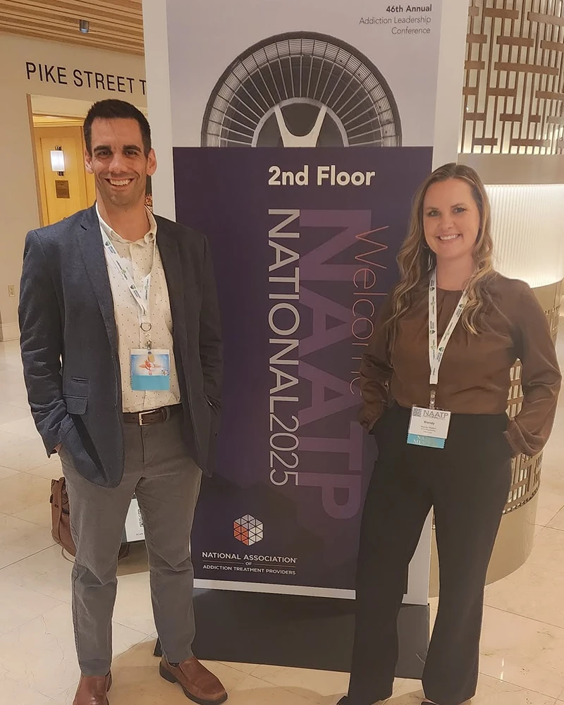 Jeremy and Wendy from ShareHouse Leadership at NAATP Conference